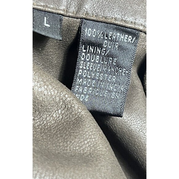 Vintage DKNY Leather Men’s Jacket. Size: L - Picture 6 of 6
